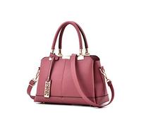 NICOLE & DORIS Sacs à Main Femme Sacs à Main à la Mode pour Dames Sacs à bandoulière avec poignée en Cuir PU Rose