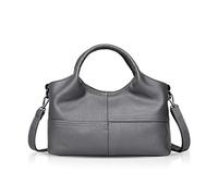 NICOLE & DORIS Sacs à Main pour Femme Sac d'épaule Sacs à Main à la Mode Sacs à bandoulière avec poignée en Haut Gris