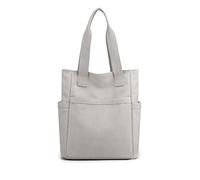 NICOLE & DORIS Sacs Fourre Tout en Nylon,Sac de Courses à Compartiment Femme,Grand Sac à Main Simple, pour le Travail Bureau Voyage Shopping Université Blanc