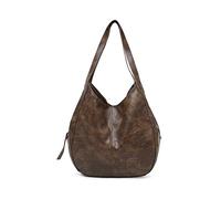 NICOLE & DORIS Sacs Hobo pour Femmes Sac à Main en Cuir Souple Sac porté épaule Retro Sac Cours Lycée Fille Sacs Cabas décontractés Sacs à Bandoulière Shopper Kaki