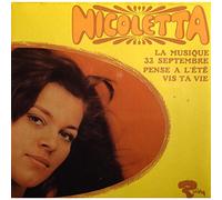 Nicoletta - NICOLETTA la musique/32 septembre/pense a l'ete/vis ta vie EP 7" 1967 VG++