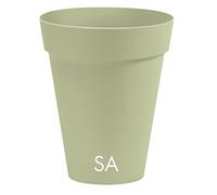 Nicoli 3833sa Origin Décor Moulage par Injection Fin Arkè Vase, Sauge, 33 cm