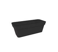 Nicoli Arke' Pot de Fleurs en Bois Anthracite 3740 x 16,9 x 13,7 cm pour intérieur/extérieur
