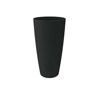 Nicoli Vase Haute cylindrique Style Anthracite 3638P 38 x 85 H cm pour intérieur/extérieur