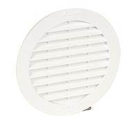 Nicoll 71590 Grille Ronde Tuyau 100 moust 1bc110, Blanc