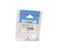 Nicoll Grilles contre-cloison 2B43 blanches - Sachet de 2