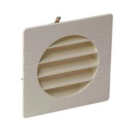 Nicoll - Grille de ventilation à encastrer extérieur 1GETM80 pour tubes PVC Ø 80 mm coloris sable