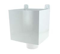 NICOLL Boîte à eau TECHTAN pour descente de gouttière Ø 80, LG25 et LG29, blanc BAO80B