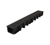 NICOLL Caniveau 1m grille fonte B125 largeur 130