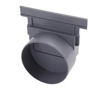 Nicoll - Caniveaux PVC ou PP - Fond/naissance pour caniveau Connecto et Kenadrain - sortie Ø100 -