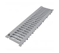 Nicoll - Caniveaux PVC ou PP - Grille PVC gris clair 500 x 130 mm Connecto classe A15 -