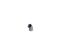 Nicoll – Coude 45° FF – PVC Ø 40 mm – Double emboîture – Gris