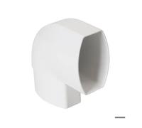 Coude orientable 90x56 mf 90° blanc