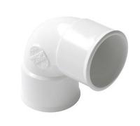 NICOLL - Coude simple PVC blanc 87°30 femelle femelle Ø 32mm - UCF88B