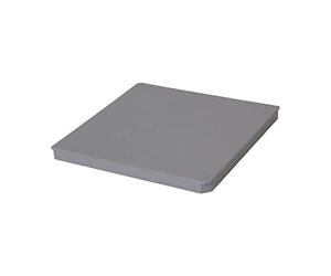NICOLL Couvercle piéton à clipser pour regard 25x25 gris