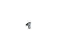 NICOLL COV50139 Culotte et embranchement Simple Femelle à 45° -PVC Gris-Ø 40 mm-BH144