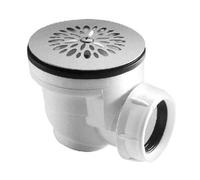 Nicoll DIANFLEX_8033408917580 Bonde Siphon avec Grille INOX 60 mm pour Receveur de Douche, Multicolore