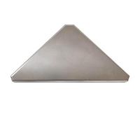 Nicoll - Douche à l'italienne - Grille inox 304 GSTRIANR pour caniveau d'angle Docia