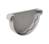 Nicoll - Fond symetrique de gouttiere gris FCG25 pour gouttiere de 25 a coller