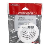 Nicoll Grille adaptable GATM125 avec moustiquaire pour tube Ø 125