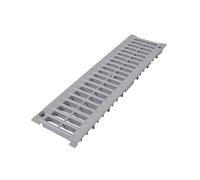 NICOLL Grille caniveau 0,5m PVC A15 largeur 130 gris GRL77
