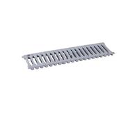NICOLL Grille caniveau 0,5m PVC B125 largeur 130 gris