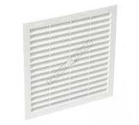 Nicoll Grille d'aération B214 à visser ou à coller carrée 178x178 mm avec moustiquaire