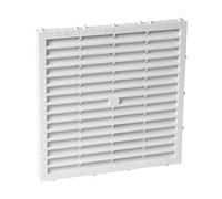 Nicoll - Grille d aeration speciale facade a sceller a combinaison carree blanc m214