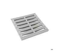 NICOLL Grille de sol sans cadre 25 x 25 gris clair