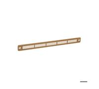 NICOLL Grille plate mortaise 250x12 max. bois clair