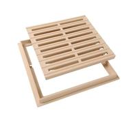 NICOLL GRILLE SOL A CADRE SABLE 30X30 GRC30S