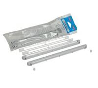 NICOLL Kit Double régulateur + déflecteur + Cache vis 30m Gris clair-1KHF130G