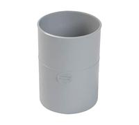Nicoll - Manchon double pour tuyau de gouttiere demi-ronde de 33 FF diametre : 100 PVC Gris JTGT