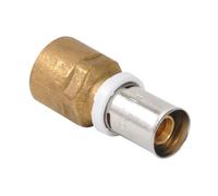 NICOLL Raccord multicouche FLUXO manchon à sertir Ø20 -Femelle fixe 3/4""