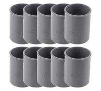 Nicoll - Raccord PVC évacuation - 10 manchons en PVC à butée pour l'évacuation Ø40 - Femelle Femelle -
