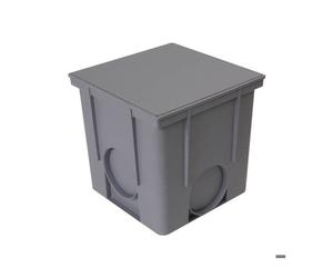 NICOLL Regard + couvercle 25 x 25 x 25 gris