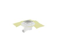 Nicoll - Siphon Docia Sicax pour douche carrelée 150x150mm Horizontale