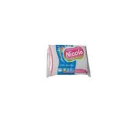 NICOLS Cello Sensitive Tampons éponge à récurer 3 couches - Non-griffant blanc - Lot de 2
