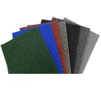 Nicoman Anti-saletés Paillasson, Tapis de Sol Robuste - (Utiliser intérieur et extérieur) - Grand (90x60cm),Rouge and Noir