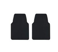 Nicoman Lot de 2 Tapis de Sol Universel pour Voiture de Style Hexagonal, antidérapant, Robuste, imperméable, Facile à Nettoyer (Noir, Ensemble Avant, S, 2 pièces)