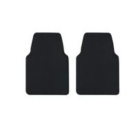 Nicoman Lot de 2 Tapis de Sol Universel pour Voiture de Style Hexagonal, antidérapant, Robuste, imperméable, Facile à Nettoyer (Noir, Ensemble Avant, S, 2 pièces)