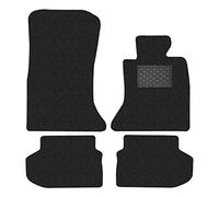 Nicoman Lot de 4 Tapis de Voiture sur Mesure pour Toutes Les Saisons Spaghetti, compatibles avec berline/Break F10/F11 Facelift Année 2013-2017 Noir