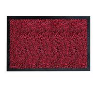 Nicoman Paillasson Antidérapant Intérieur/Extérieur, Tapis d'Entree, Grattoir à Chaussures, Lavable, Résistant, Super Absorbant, 60 x 40 cm - Rubis