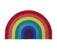 Nicoman - Paillasson Arc-en-Ciel - Cadeau de Pendaison de crémaillère - Trappe la saleté - 70 x 44 cm