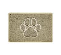 Nicoman - Paillasson avec Impression de Patte en Relief, Paillasson Spaghetti, Beige, Small (60x40cm)