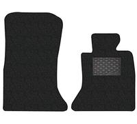 Nicoman Spaghetti Tapis de Voiture sur Mesure pour Toutes Saisons, compatibles avec Les modèles 5 Berline/Estate F10/F11 Facelift année 2013-2017 (Ensemble Avant 2 pièces, Noir)