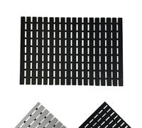 Nicoman Tapis de Douche antidérapant pour Baignoire Motif Planche de Canard Noir 64 x 43 cm
