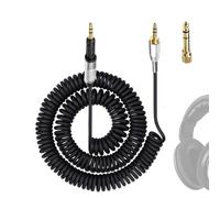 Nicoone Câble spiralé pour casque HiFi 3,5 mm à 2,5 mm stéréo câble spiralé pour Sennheiser HD6 HD7 HD8 HD515 HD518 HD558 HD598, Plug and Play