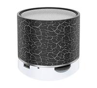 Nicoone Enceintes Bluetooth,Mini Enceinte Portable avec Micro,7 Couleurs Enceinte sans Fil Compatible MP3 TF Carte Micro SD,Noir