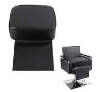 Nicoone Siège rehausseur de salon de coiffure, chaise de barbier pour enfant, coussin rehausseur pour coupe de cheveux, équipement de spa (noir)